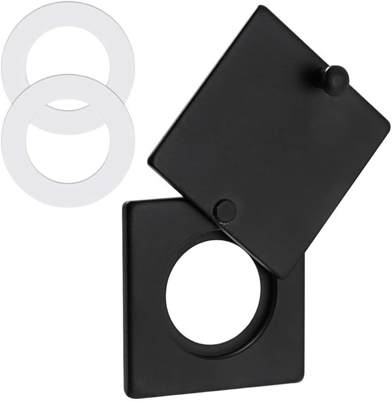 Black Zinc Alloy Peephole Cover Adjustable Visibility 16Mm For Door Viewers - Image 3